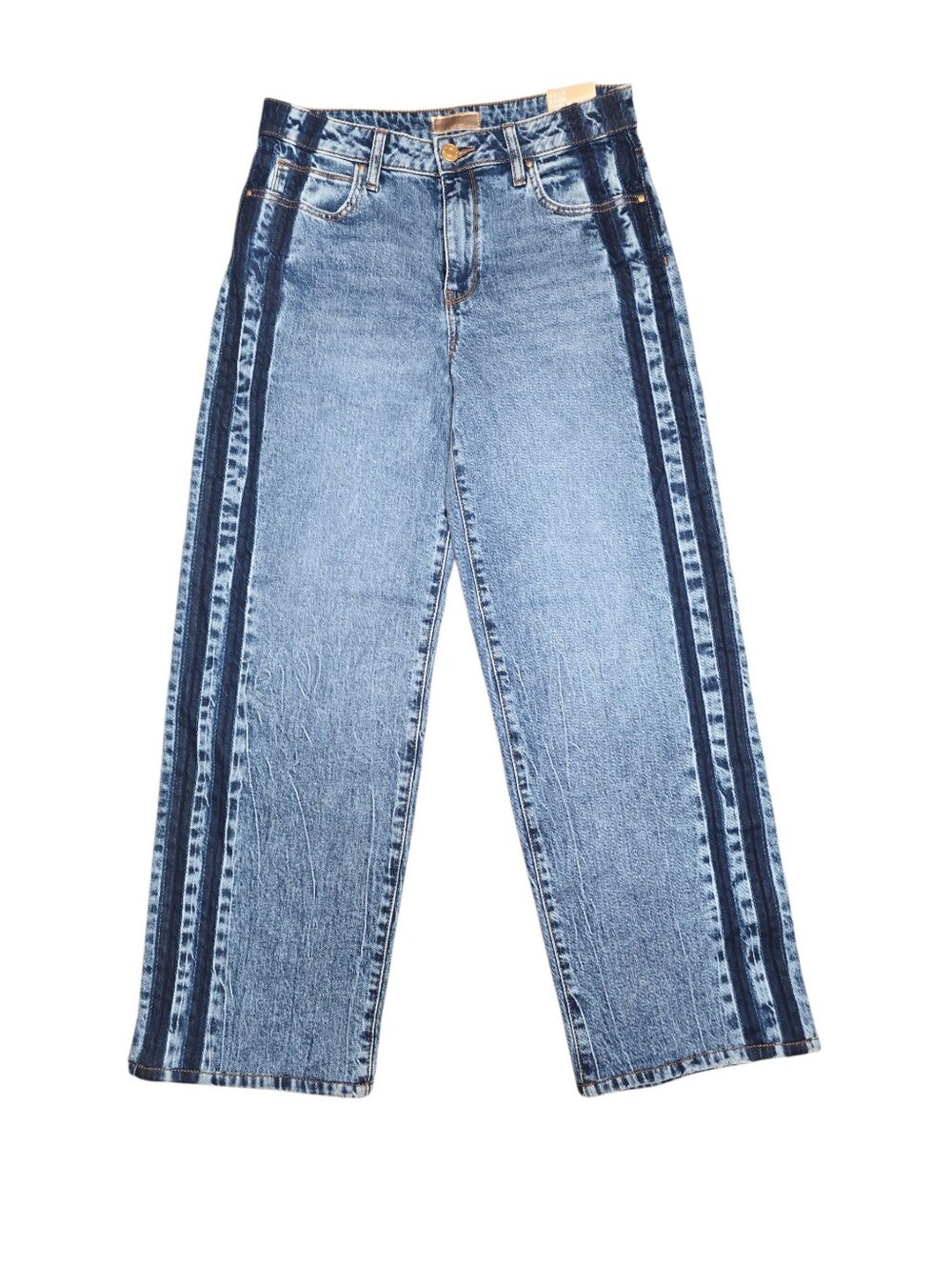 KUT From The Kloth Sienna Side Stripe High Rise Jeans 6 NWT